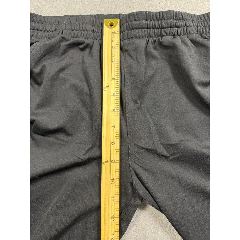 Adidas Essentials 3 Stripes Tricot Track Pants Men Large Black Open Hem Jogger‎